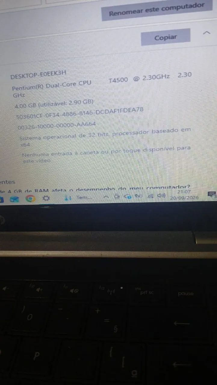 Notebook HP G42 4GB RAM + HD 466GB + Caixas de Som - Foto 5