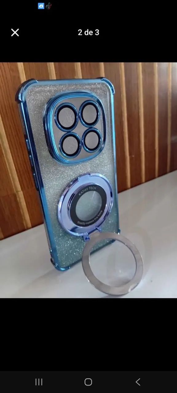 Capa de luxo Xiaome Note 15 Pro  - Foto 2