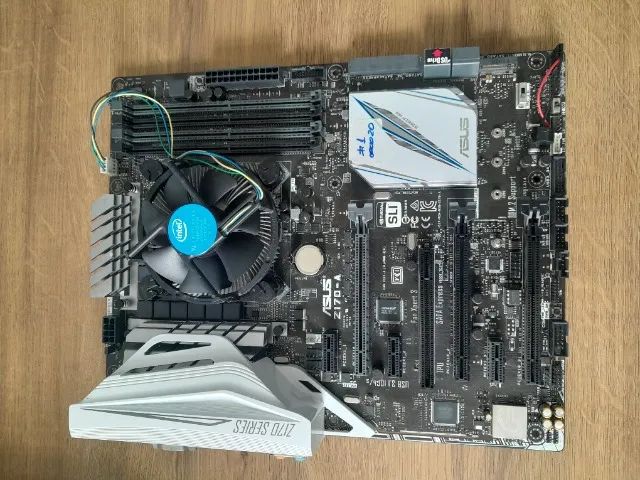 ? Placa mãe ASUS Z170-A de alta performance com processador Intel Core i5 6400 e cooler o - Foto 2