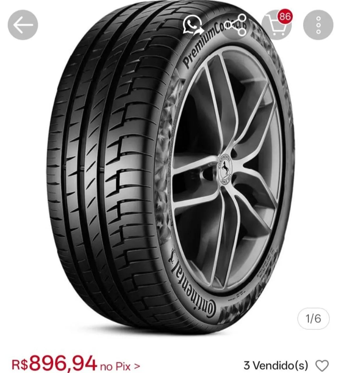 Pneu continental 215/45 R18 HXL 