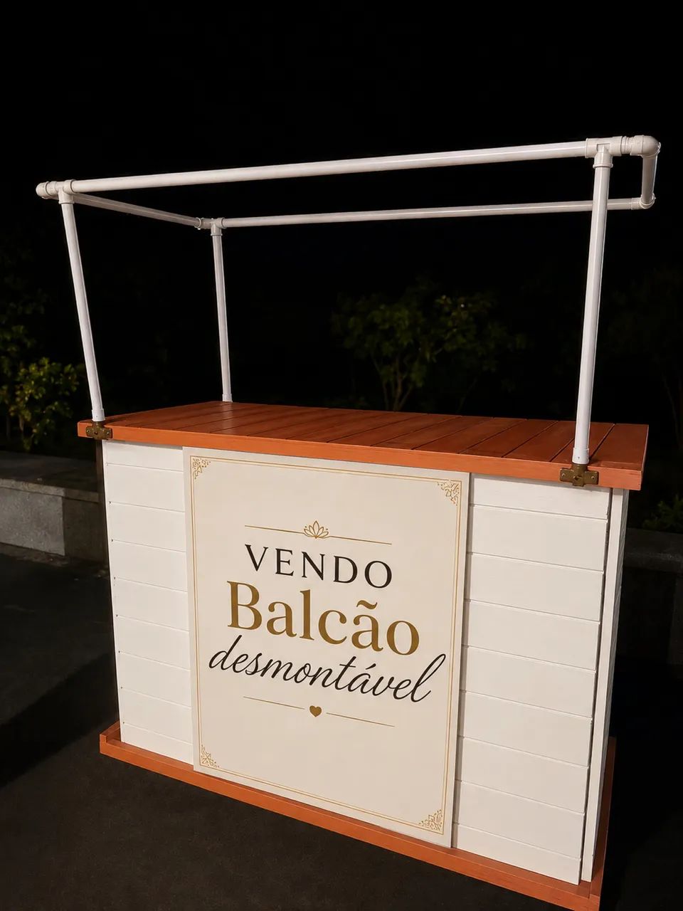 Carrinho de lanche. 