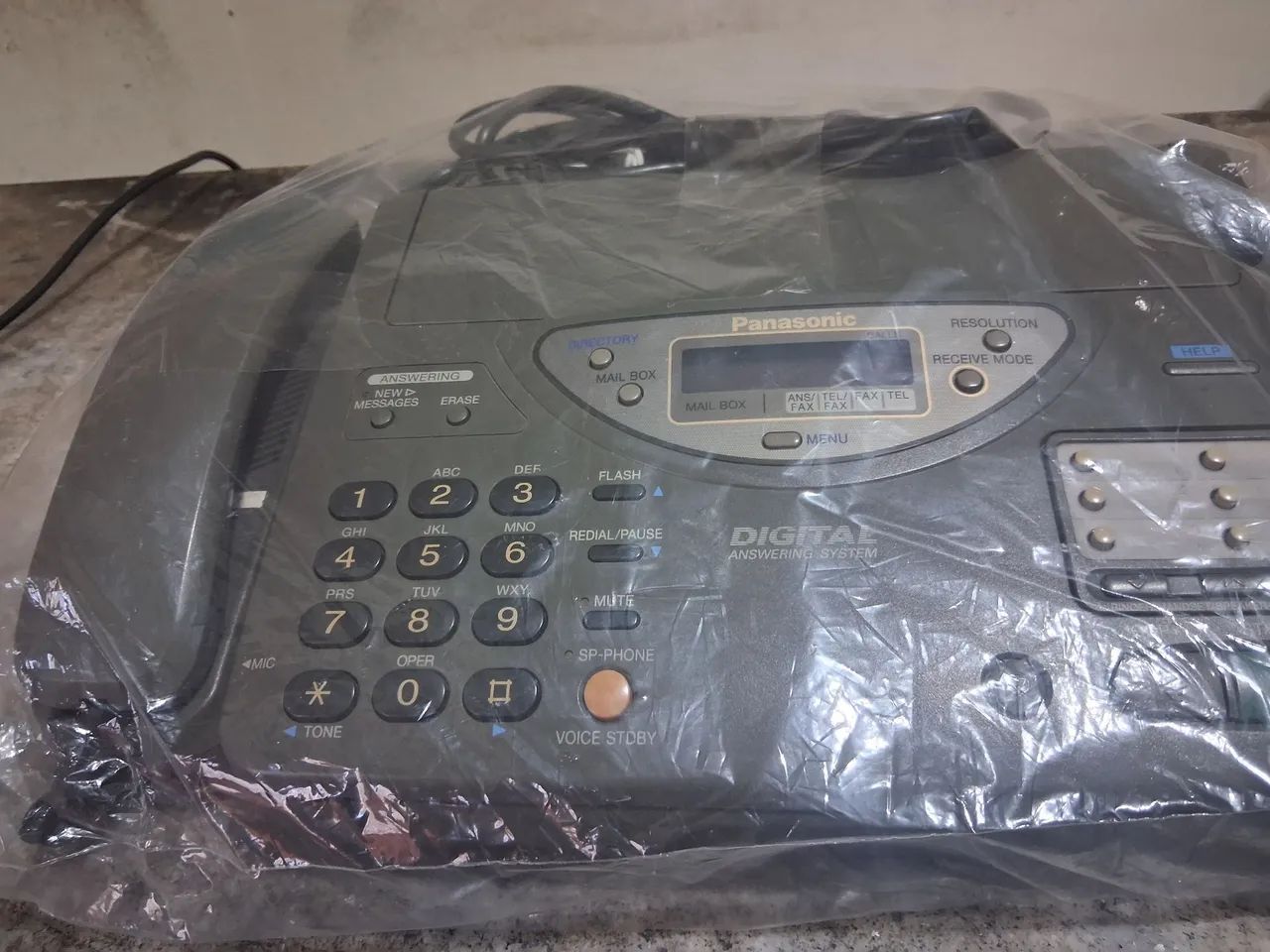 Aparelho Fax Panasonic KX F700 funcionando antiguidades 