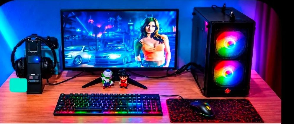 PC Gamer Completo c/ Windows 10Pro (Ideal para Jogos e Trabalho)