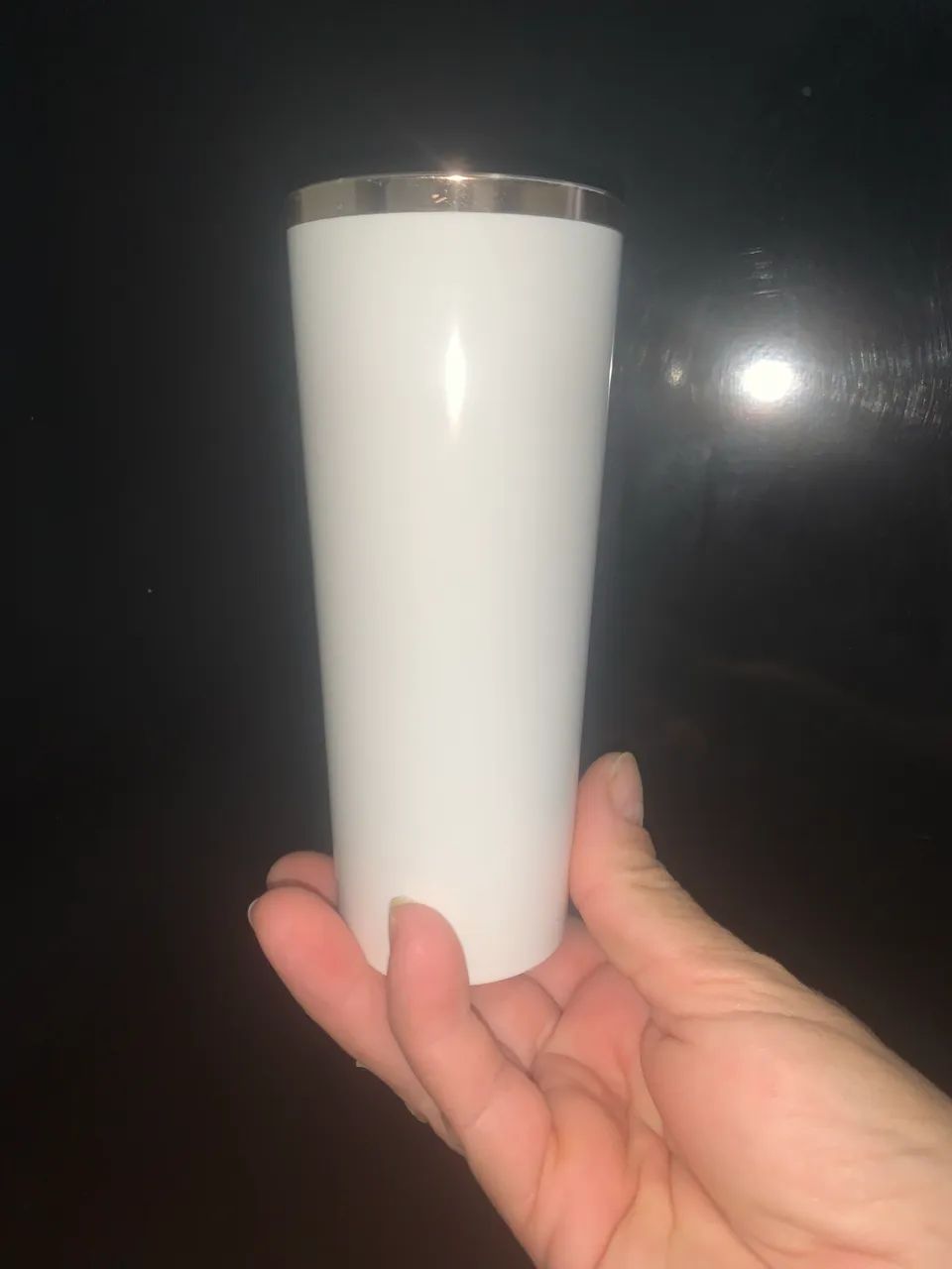 Copos grandes para comemoração branco e dourado. - Foto 2