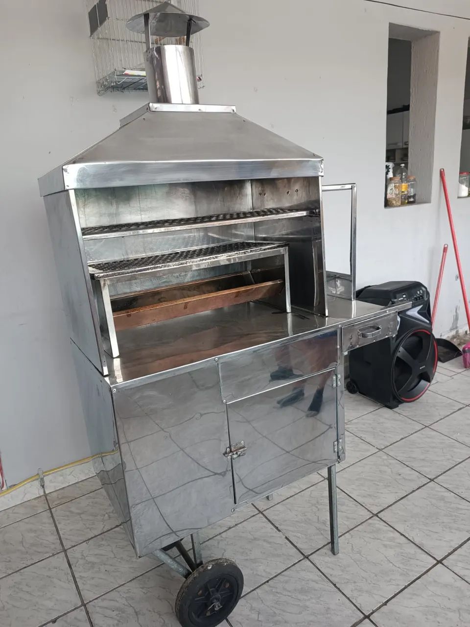 Carrinho para churrasco 