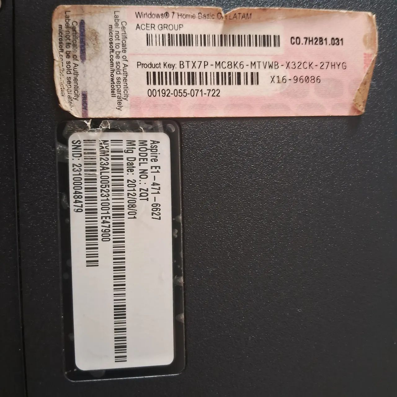 VENDO NOTEBOOK ACER R$200,00 - Foto 2