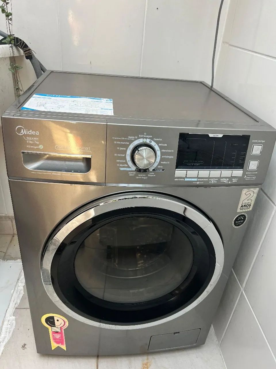 Lava e Seca Midea 11kg / 7kg Inverter - Foto 5