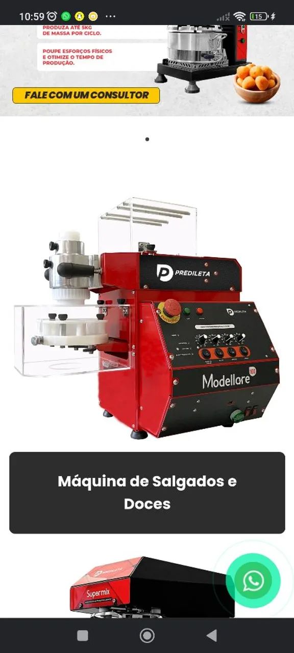 Máquina de salgados Modellare 100  - Foto 3