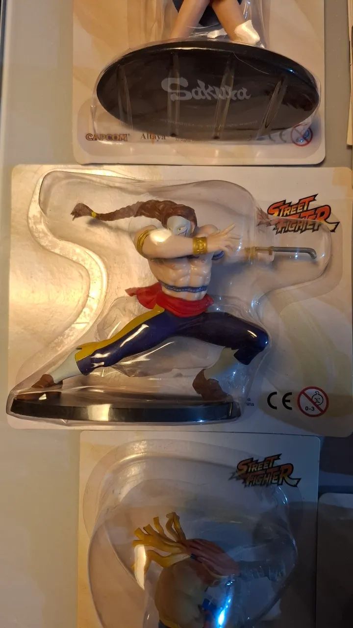 Kit 5 bonecos Street Fighter Capcom Planeta Deagostini - Foto 3