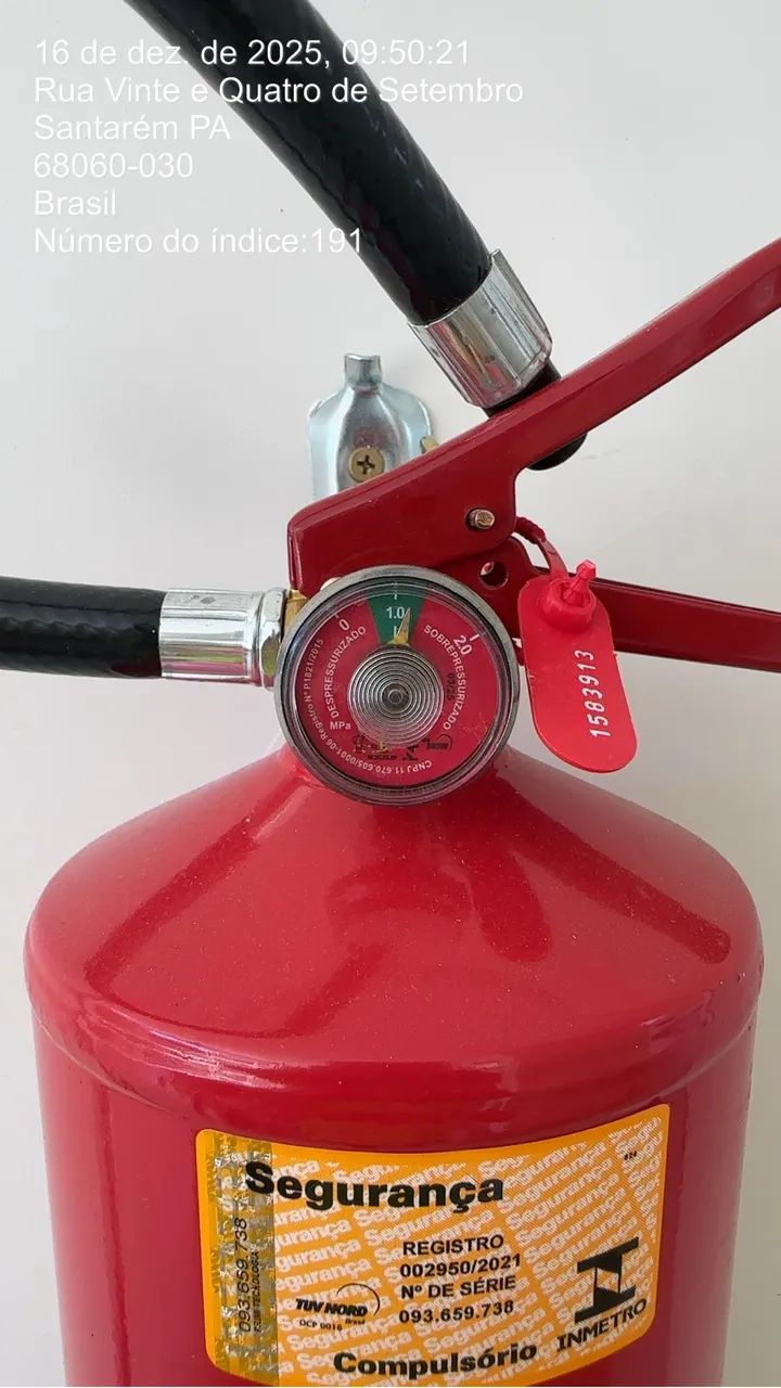 EXTINTOR DE PQS ABC DE 6kg Cap Ext: 4A 40BC Val 3 anos. - Foto 6