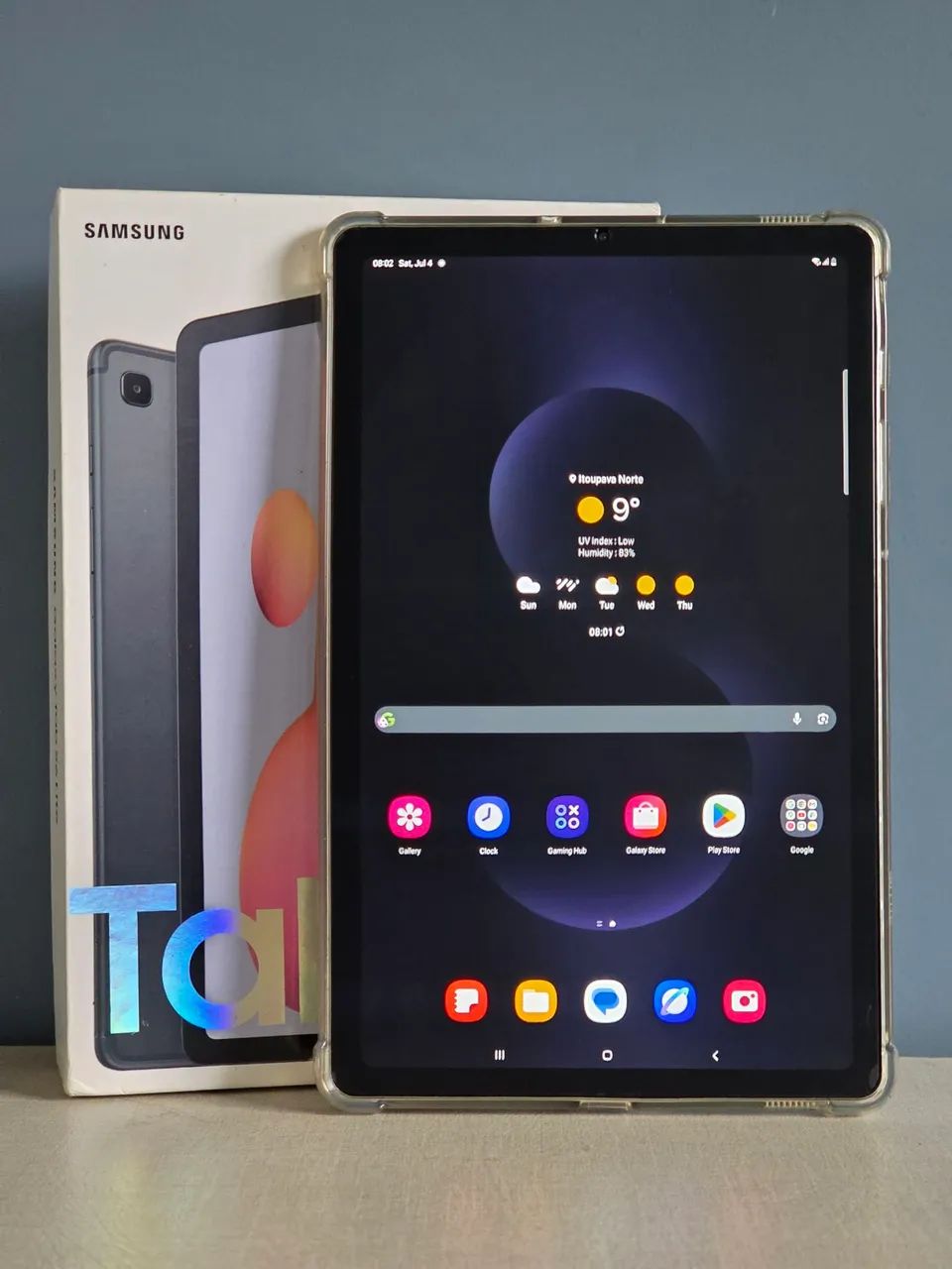 Galaxy Tab S6 Lite 64GB com acessórios