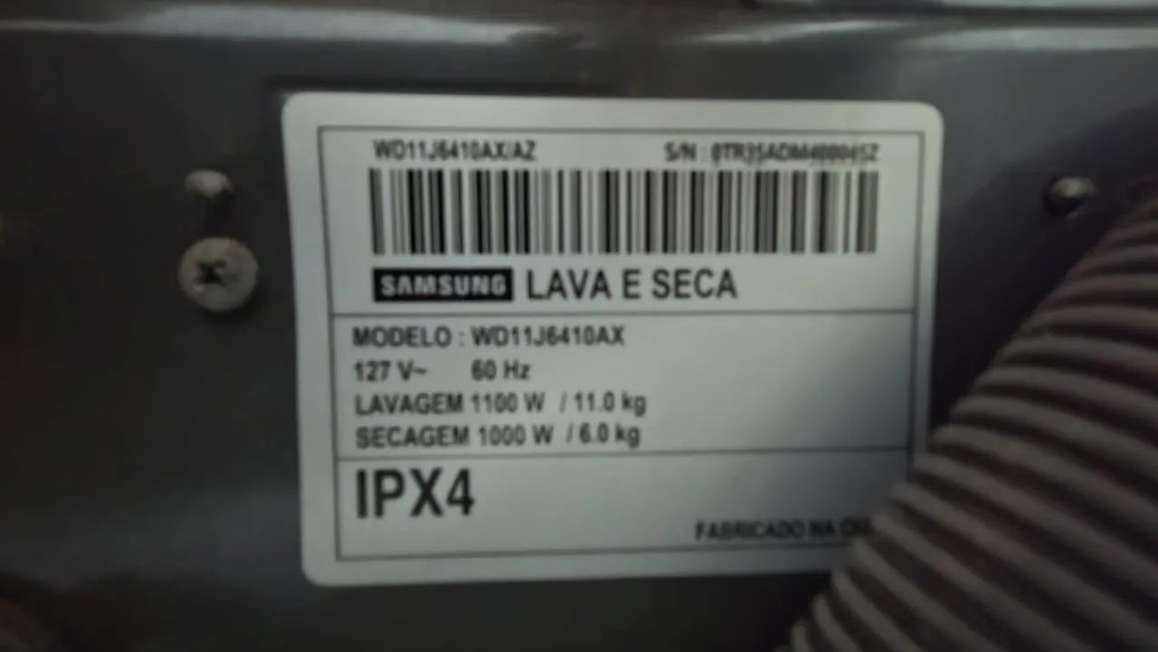 Lava e Seca Samsung EcoBubble 11kg - Lava normalmente | Secagem com defeito - Foto 5