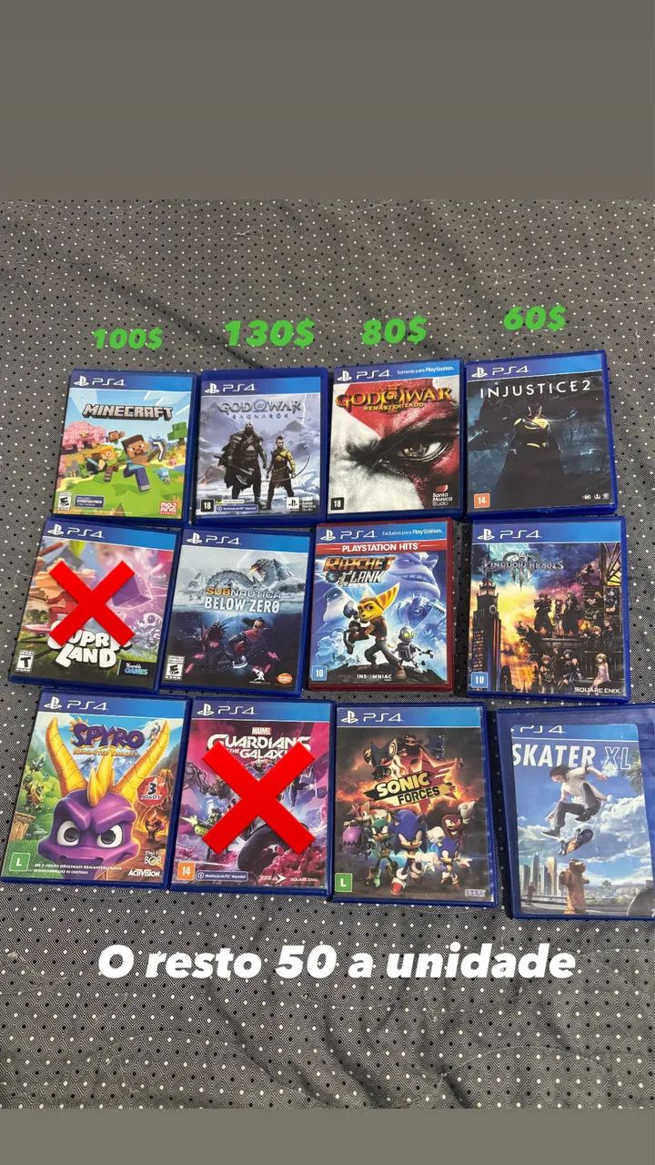 Jogos ps4