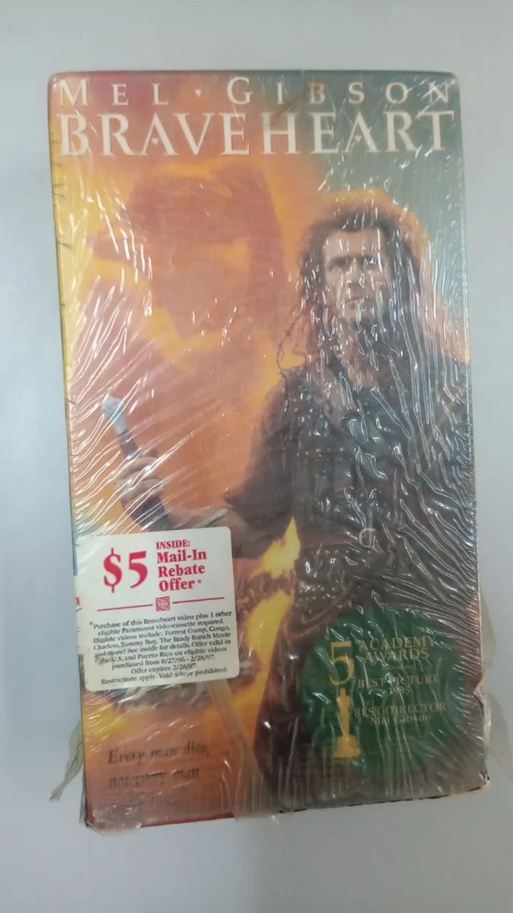 VHS Importado BraveHeart Coração valente