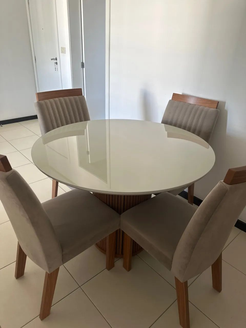 Mesa tampo de vidro  - Foto 5