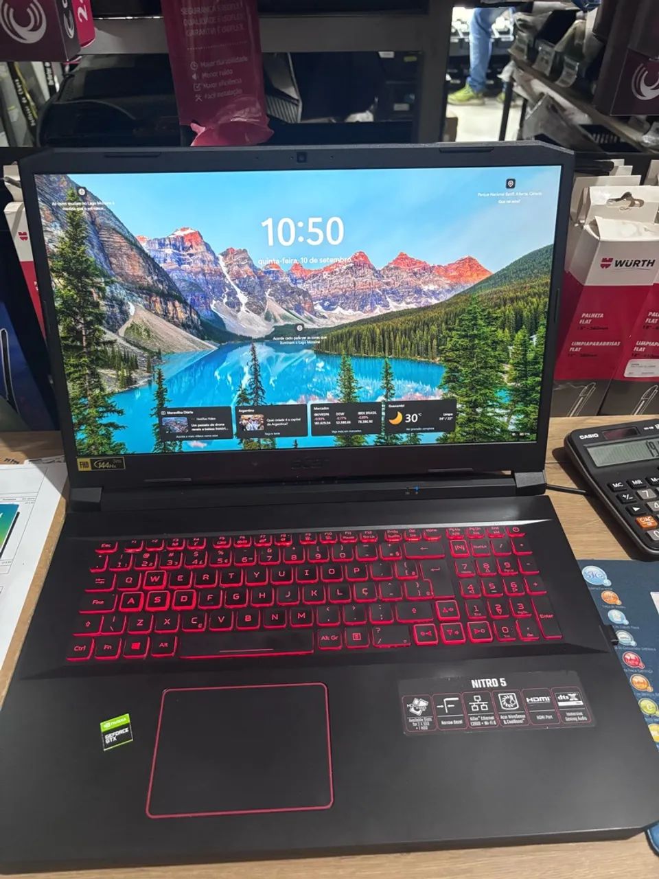 NOTEBOOK GANER ACER NITRO 5
