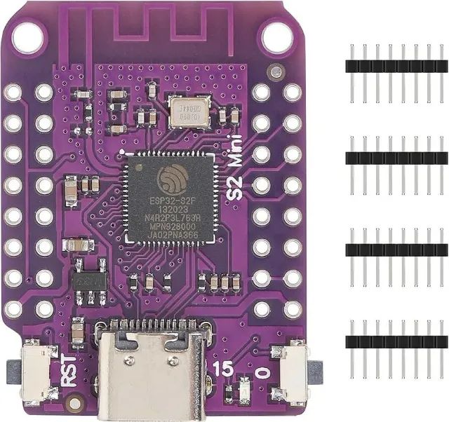 Placa ESP32 S2 Mini V1.0.0 WiFi USB-C 4MB 2MB PSRAM - Wemos Lolin Compatível IoT - Foto 4