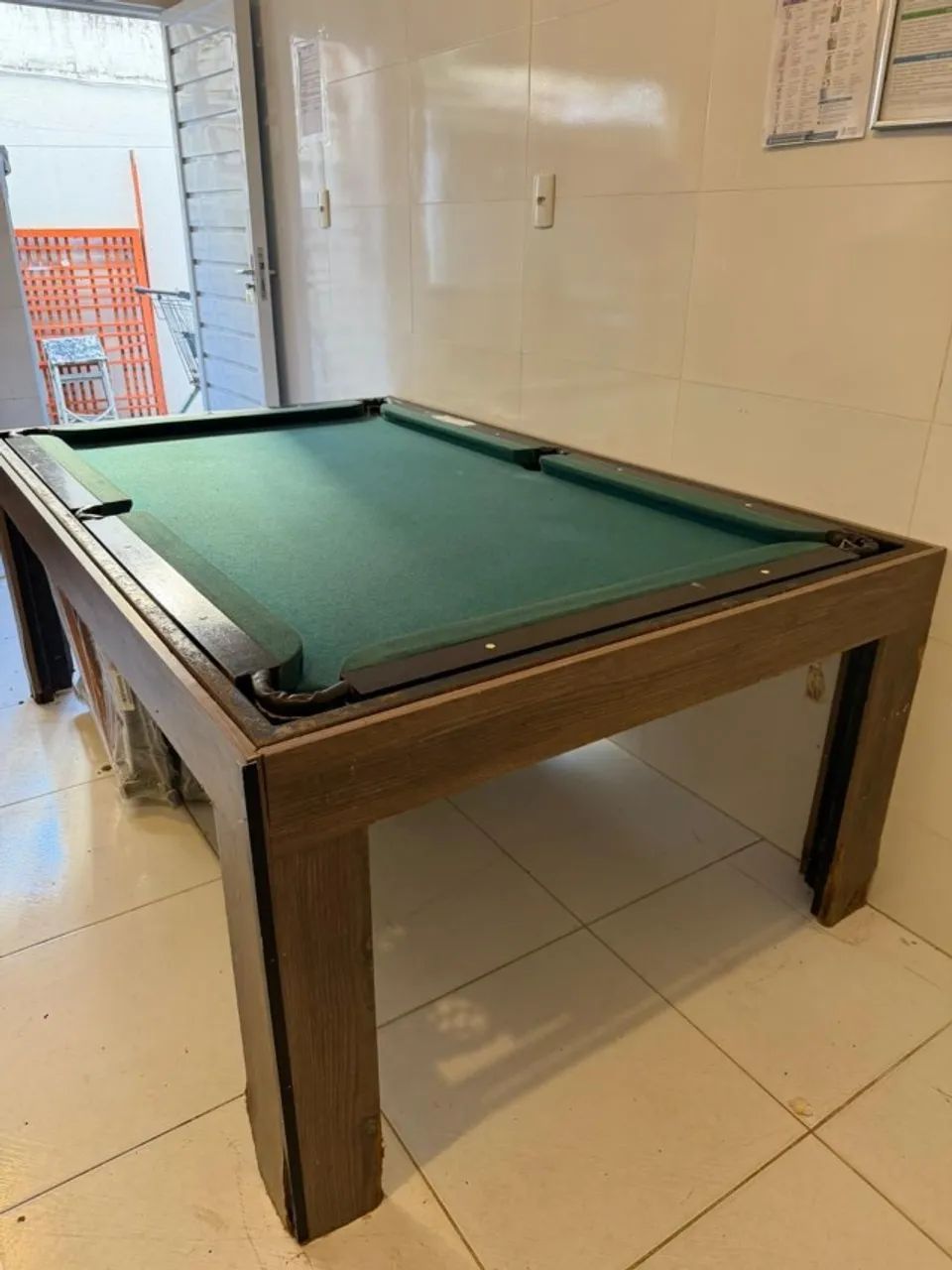 Mesa de Bilhar - Reversivel para Mesa Jantar