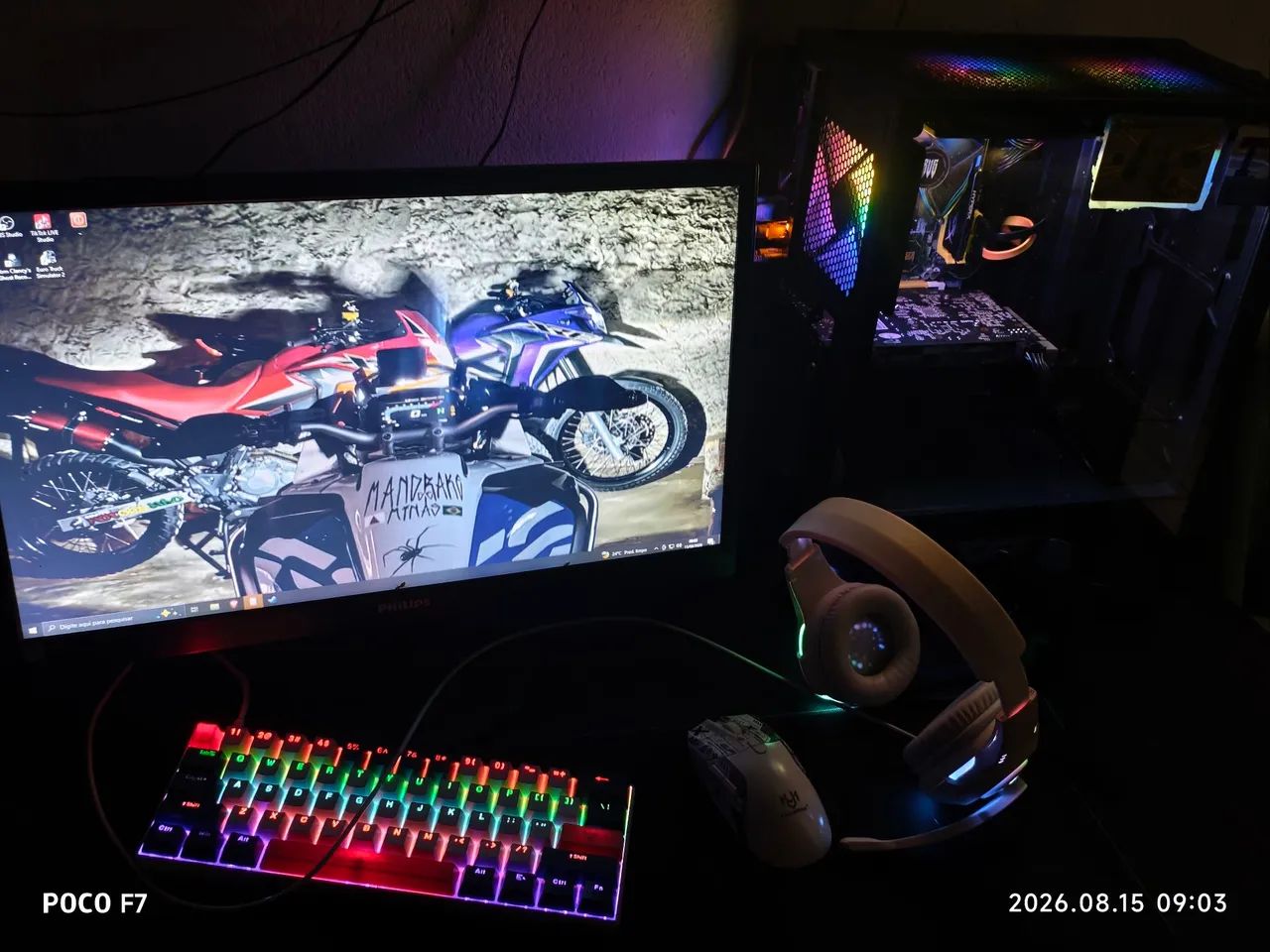 PC Gamer Completo | RX 5500 XT 8GB | 16GB RAM | Roda FiveM, Rust e Jogos em Alta ? - Foto 2