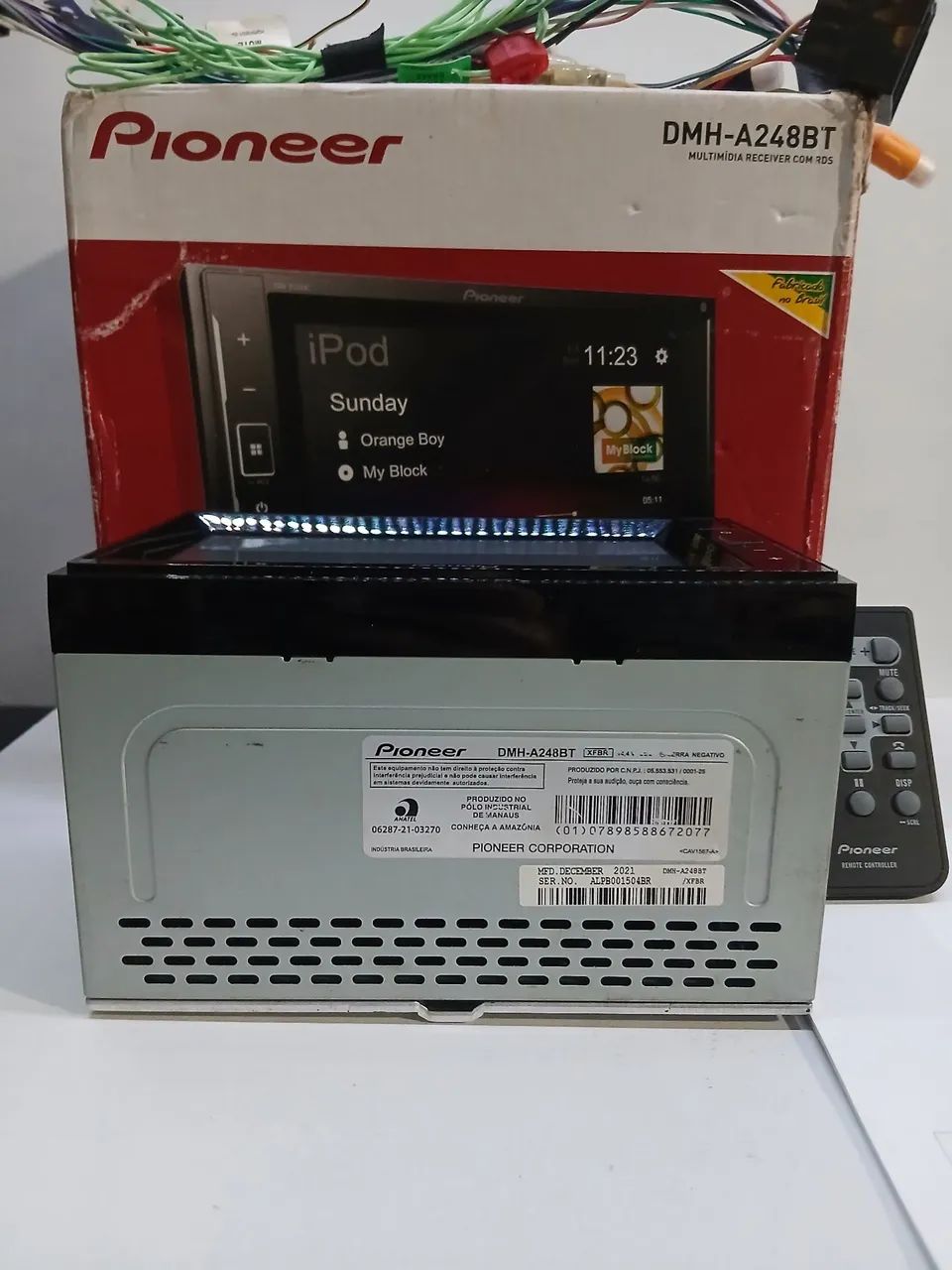 Central multimidia pioneer DMH-A248BT e camera de re  - Foto 2