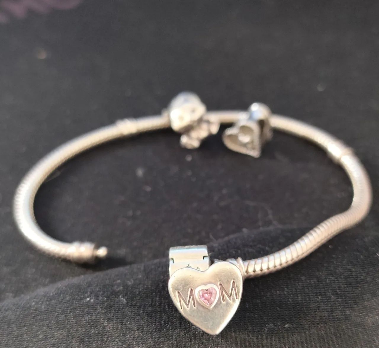 Pulseira Pandora ORIGINAL + BERLOQUES - Foto 4