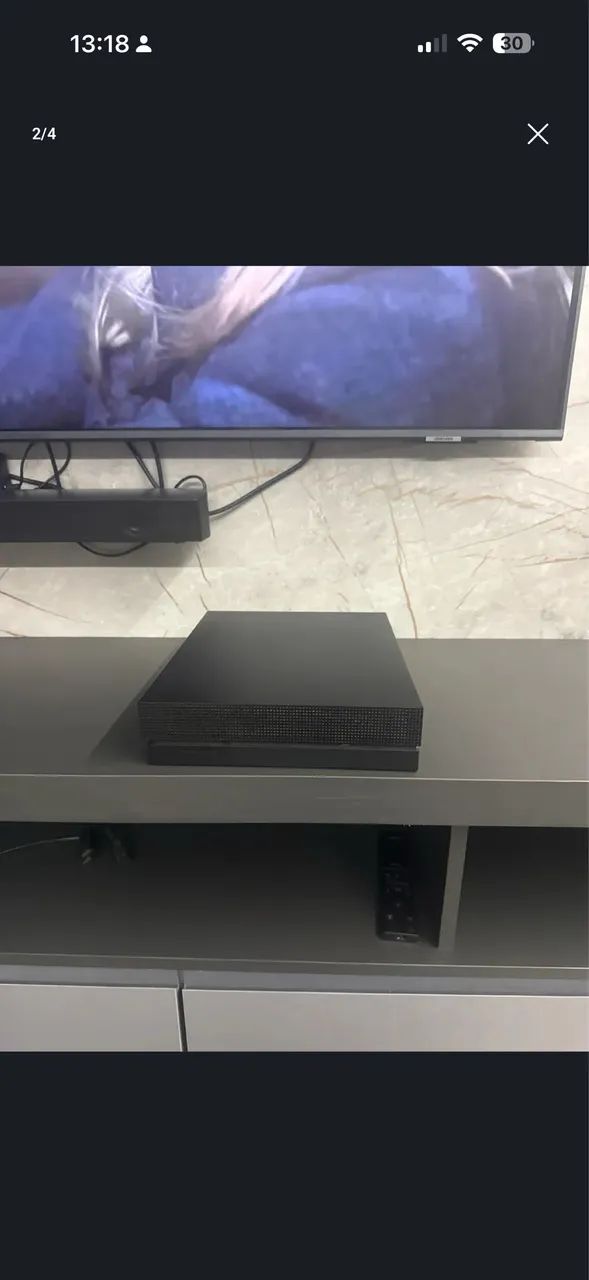 Xbox One X 1TB + 3 jogos disco (usado)  - Foto 4