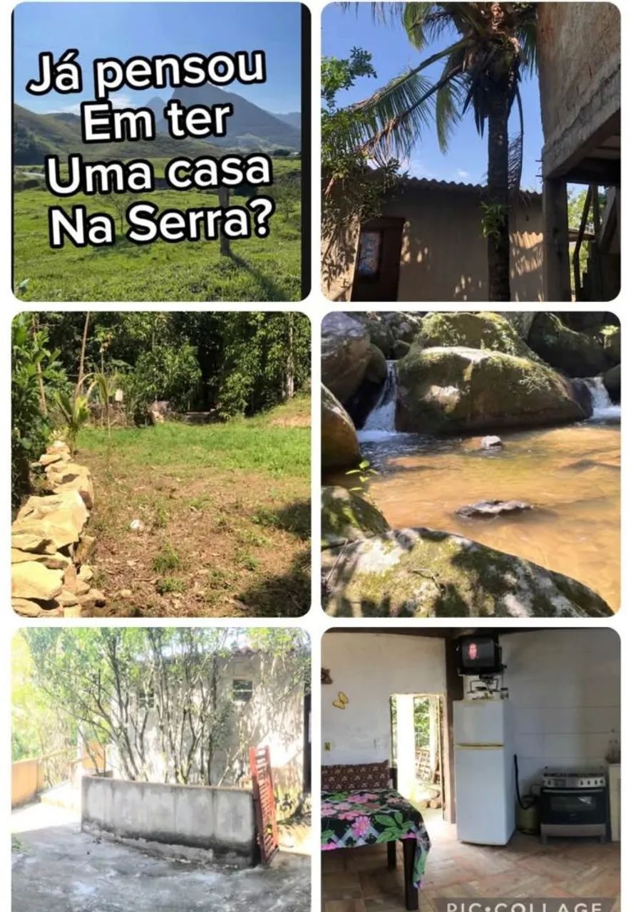 Casa com CACHOEIRA PARTICULAR