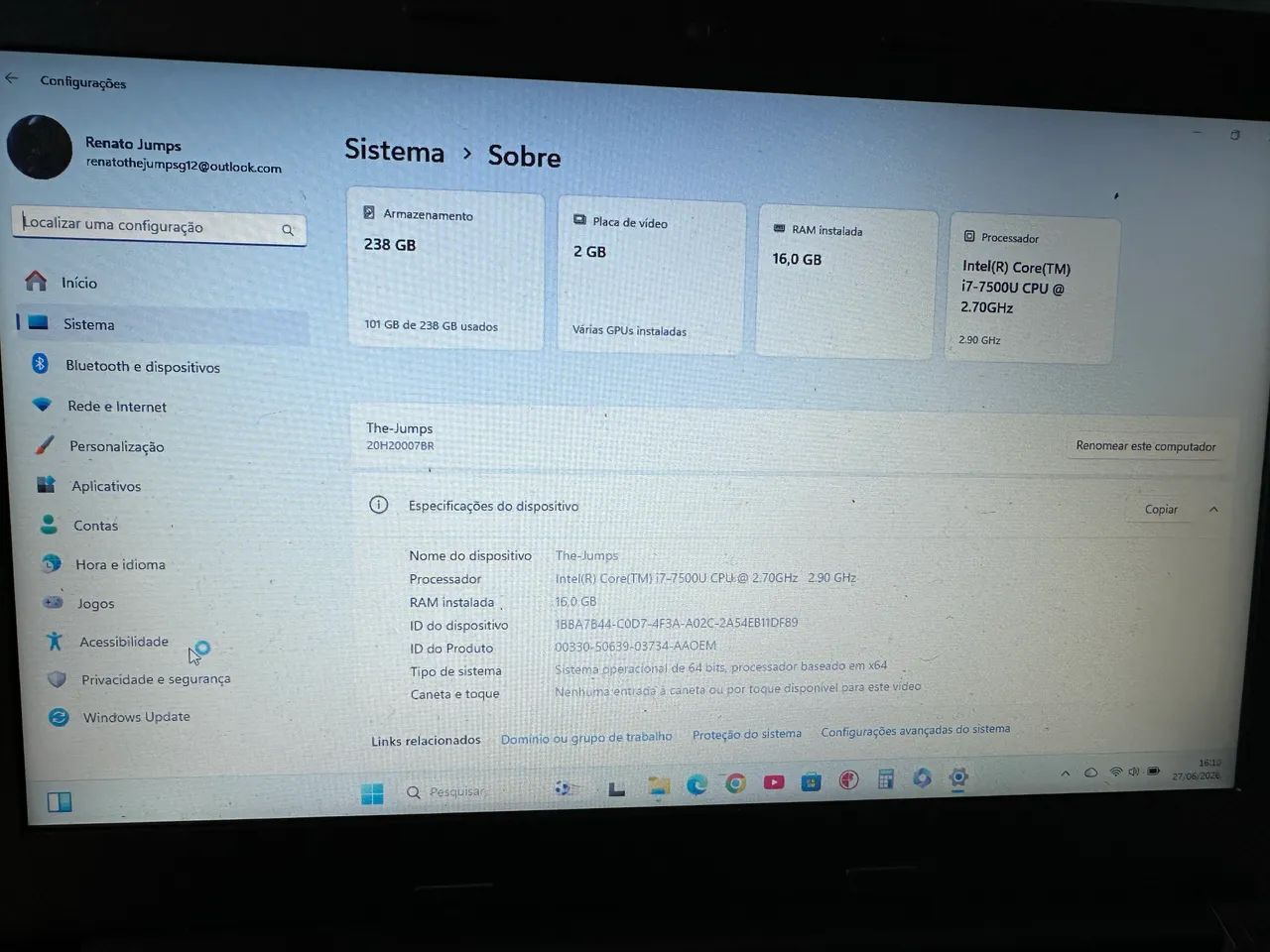 Notbook i7  - Foto 2