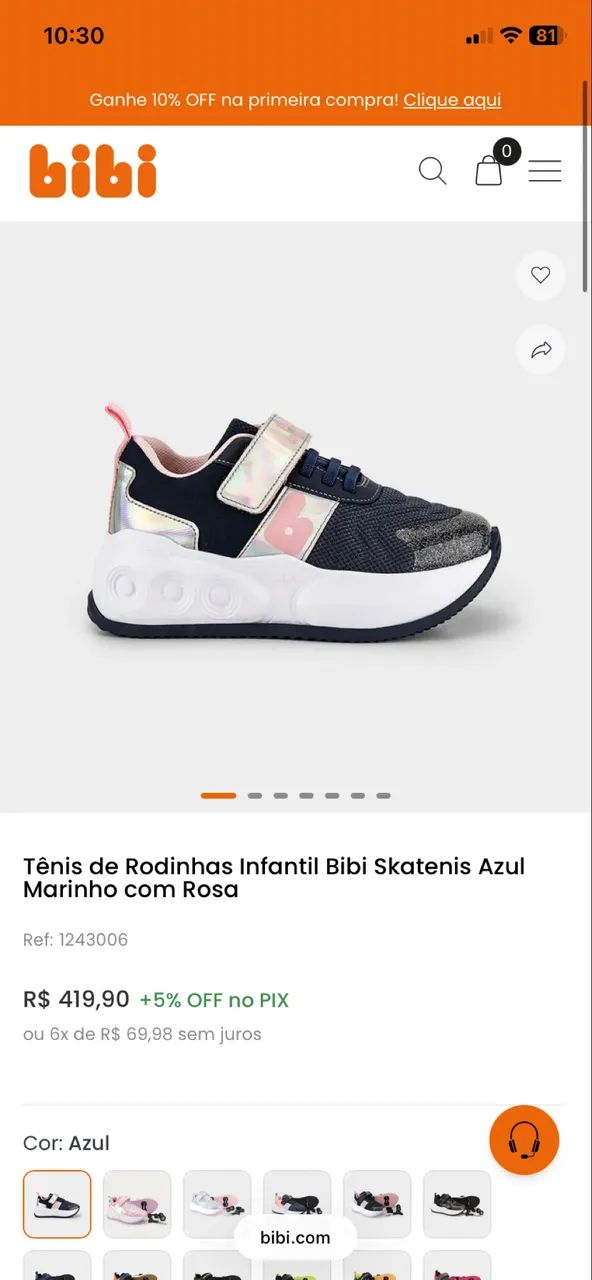 Tênis rodinha Bibi - Foto 4