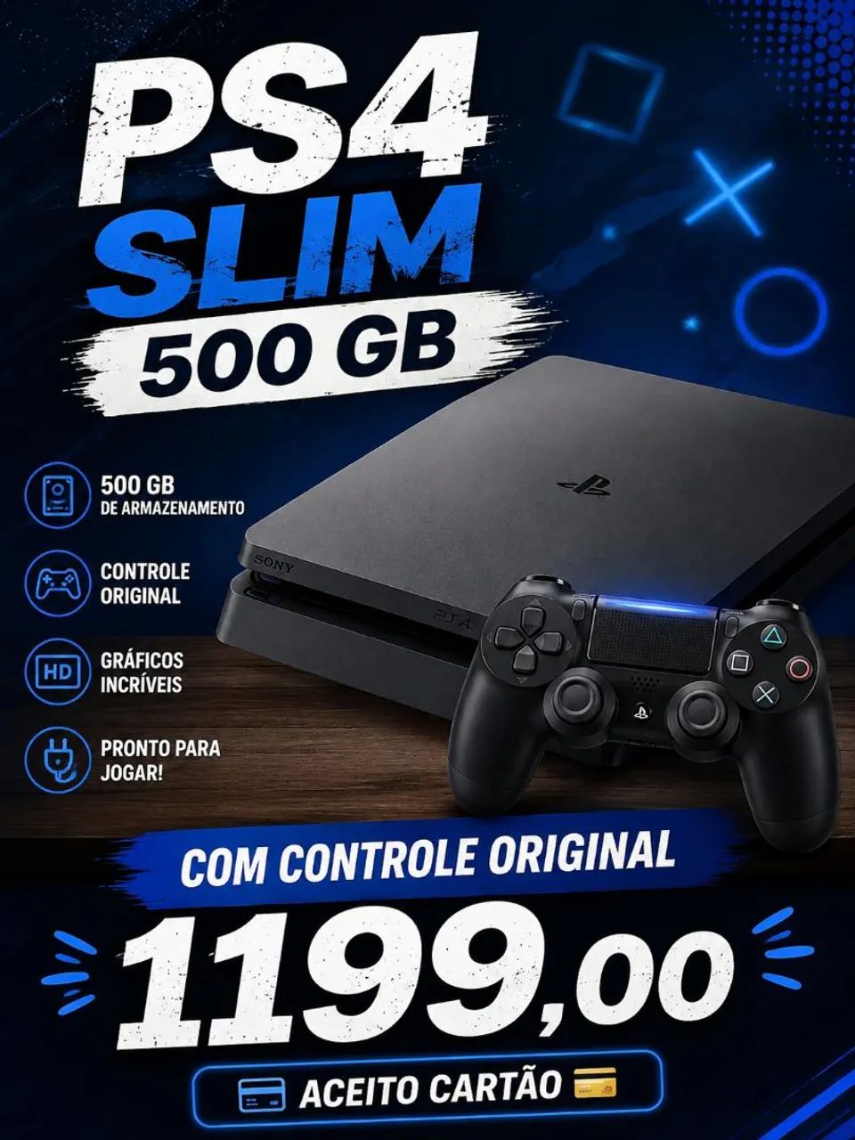 PS4 slim 500gb 