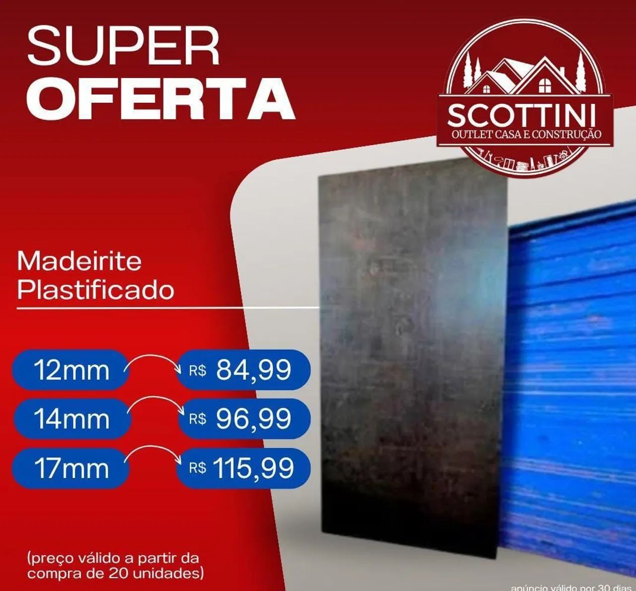 PROMOÇÃO DE FERRAGENS E MADEIRAS - Foto 2