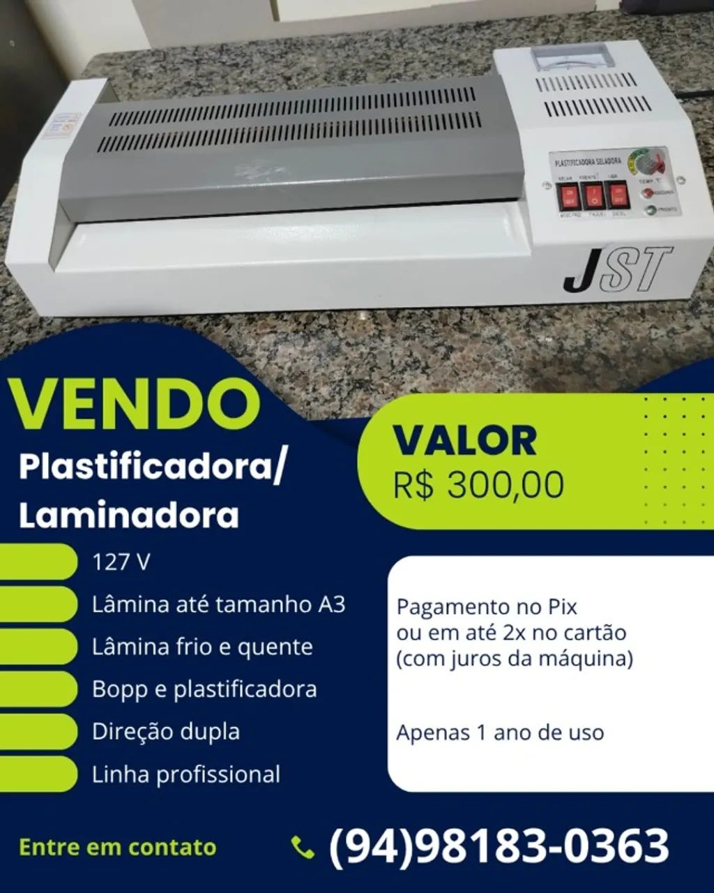 PLASTIFICADORA E LAMINADORA