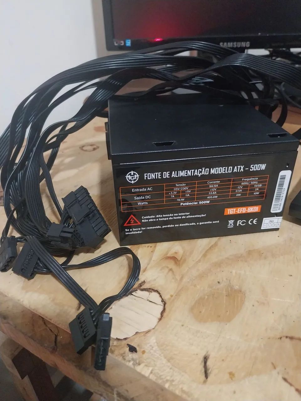 Fonte tgt 500w atx FUNCIONANDO - Foto 2