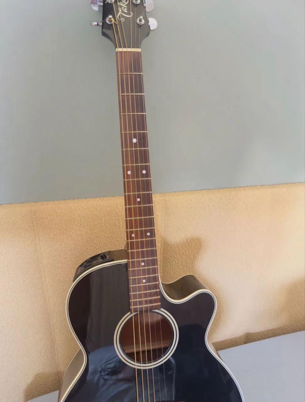 Violão takamine EF2618(BL) - Foto 4