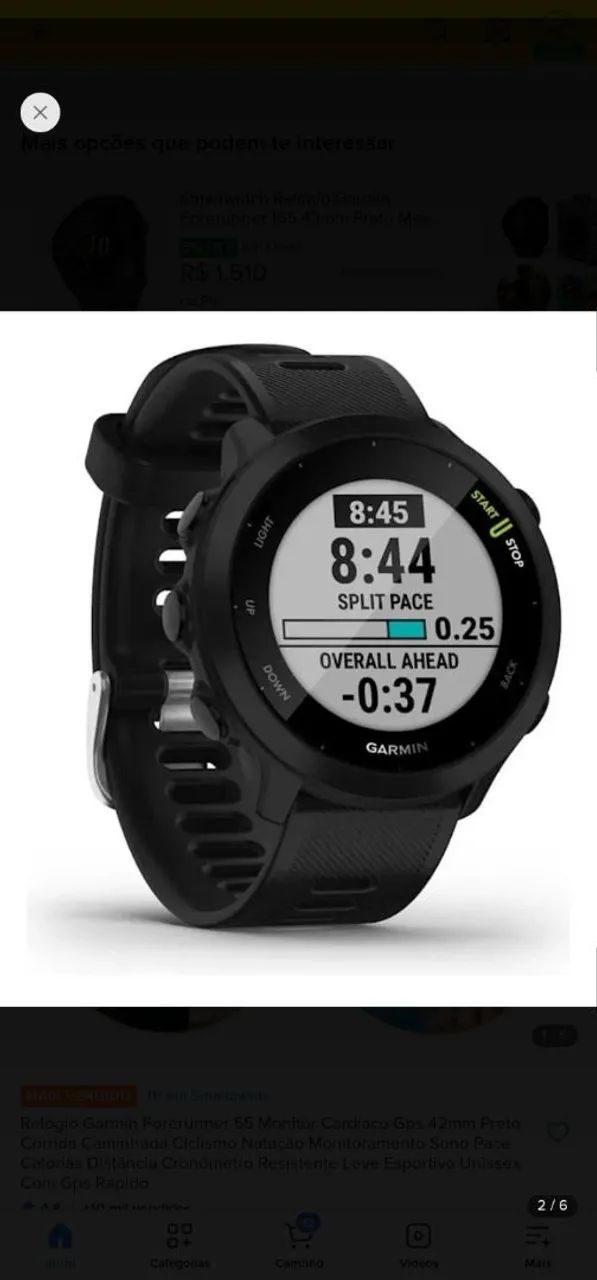 Relógio Garmin Forrunner 55 - Foto 2