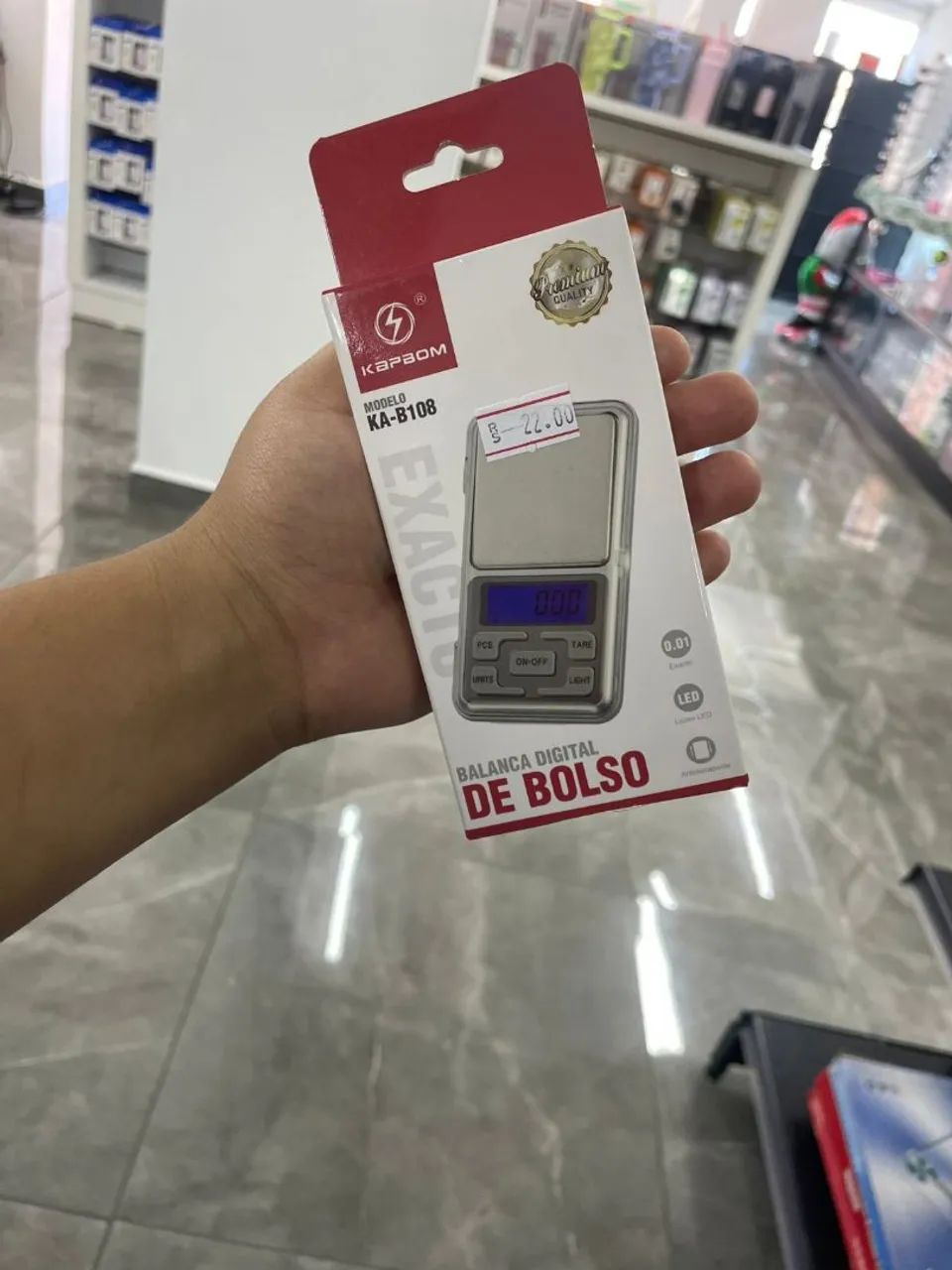 Balança digital de bolso KA-B108