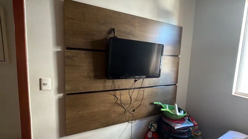 Vendo 3  painel Tv novo 55/65 polegadas marrom  - Foto 5