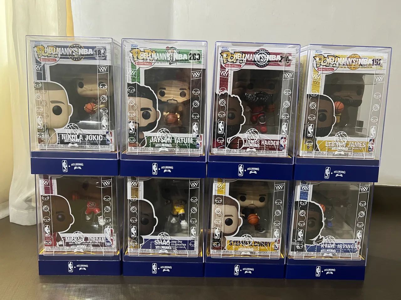 Coleção FUNKO POP NBA Hellmanns Completa 