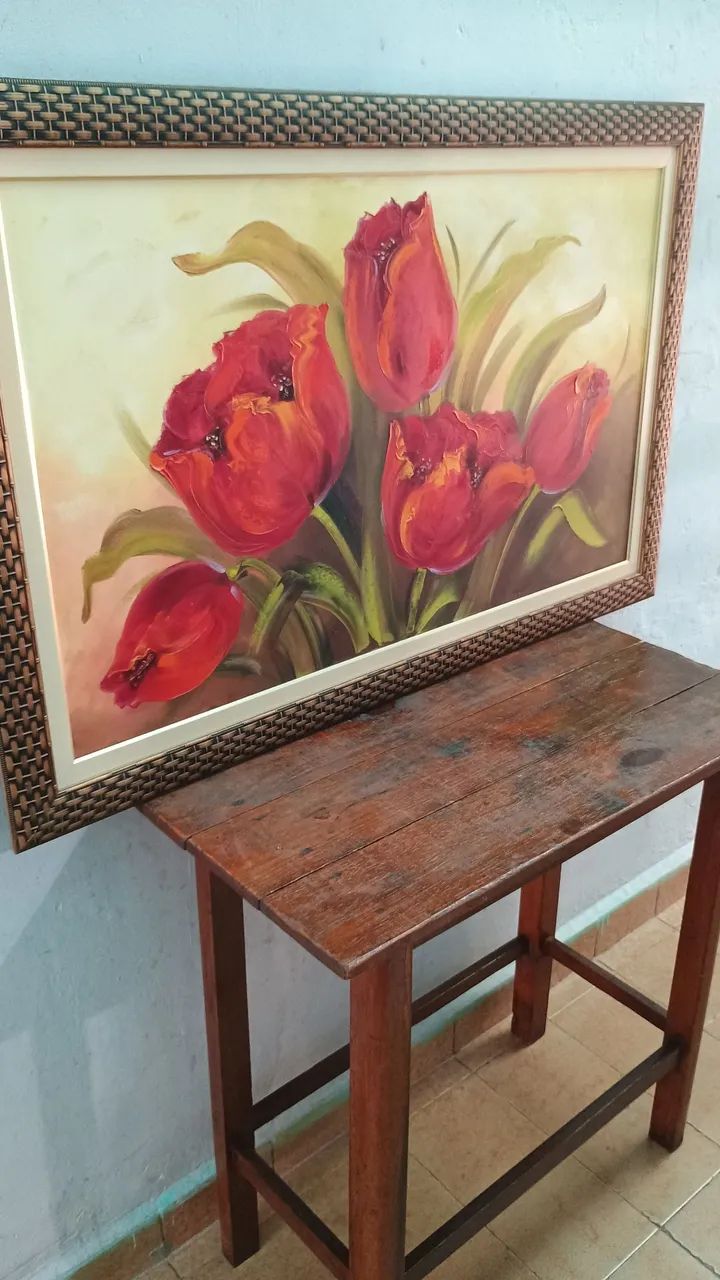 Quadro grande luxuoso com moldura!!!! - Foto 2
