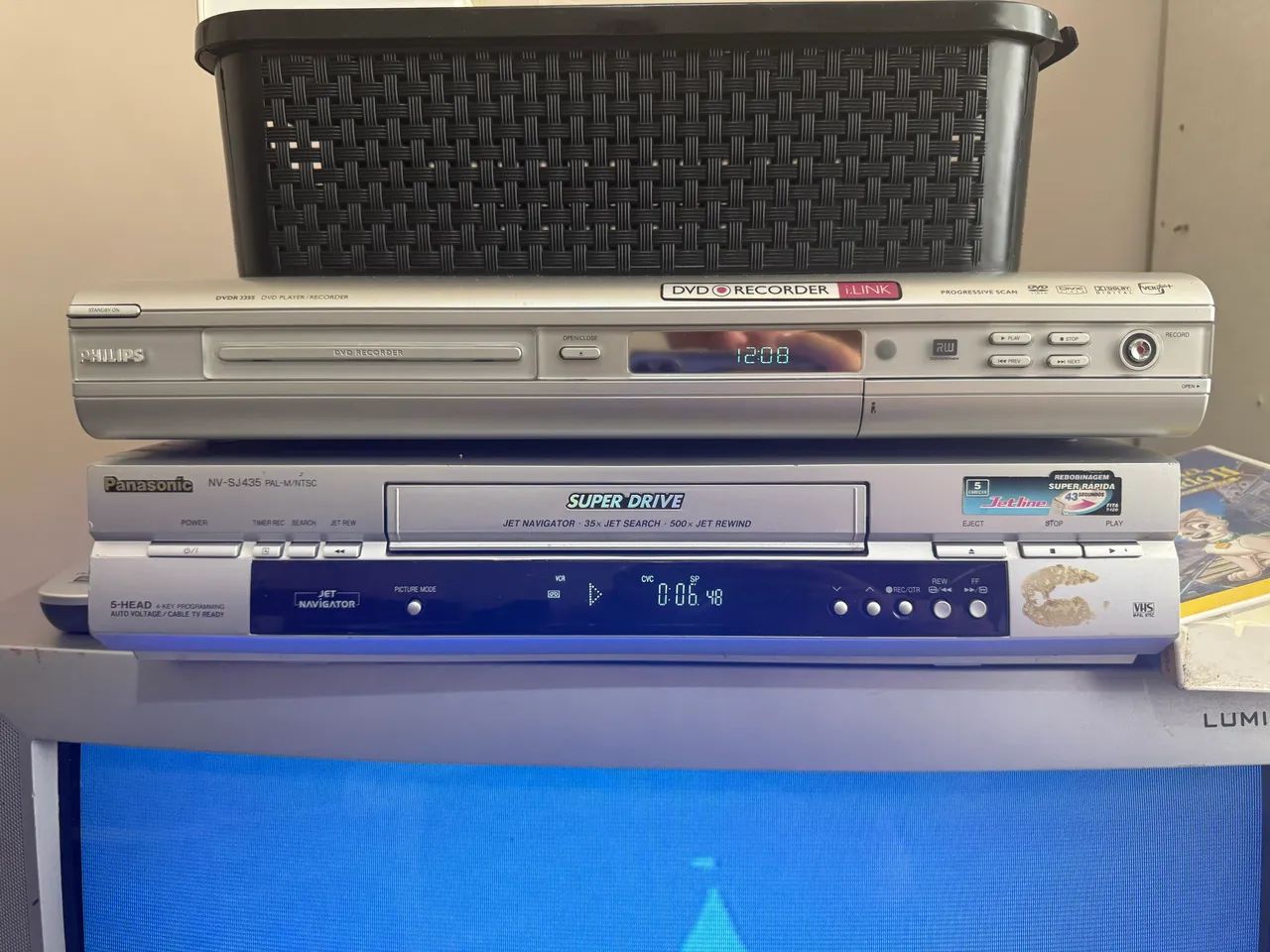 Vídeo Cassete VHS Panasonic NV-JS435