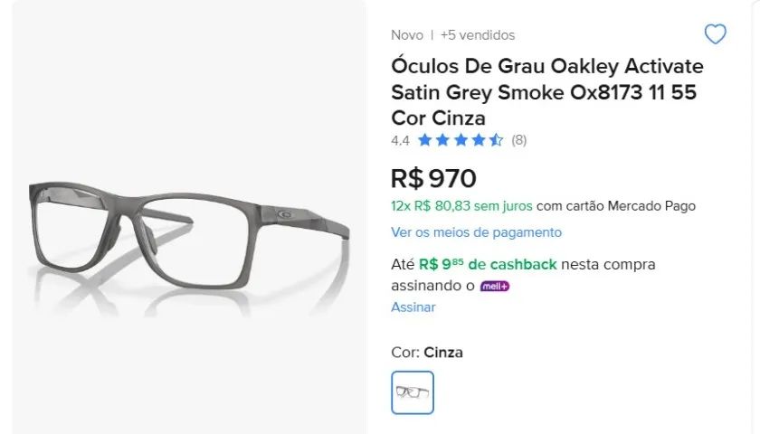 2x Armações Originais Oakley 