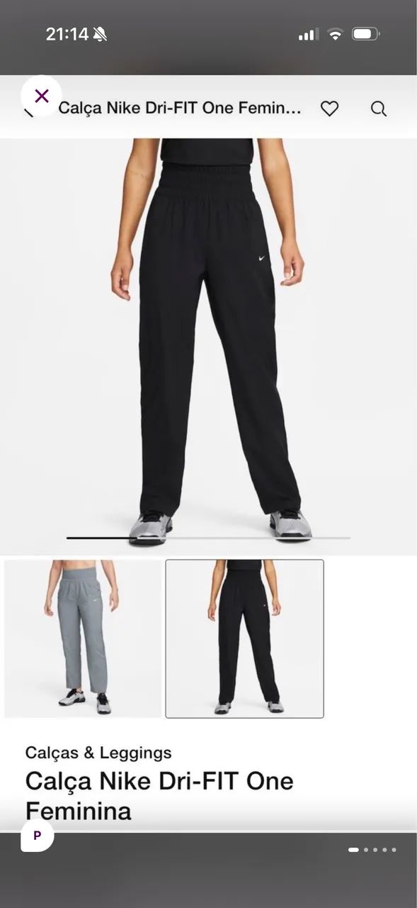 Calça Nike dri Fit feminina p  - Foto 2