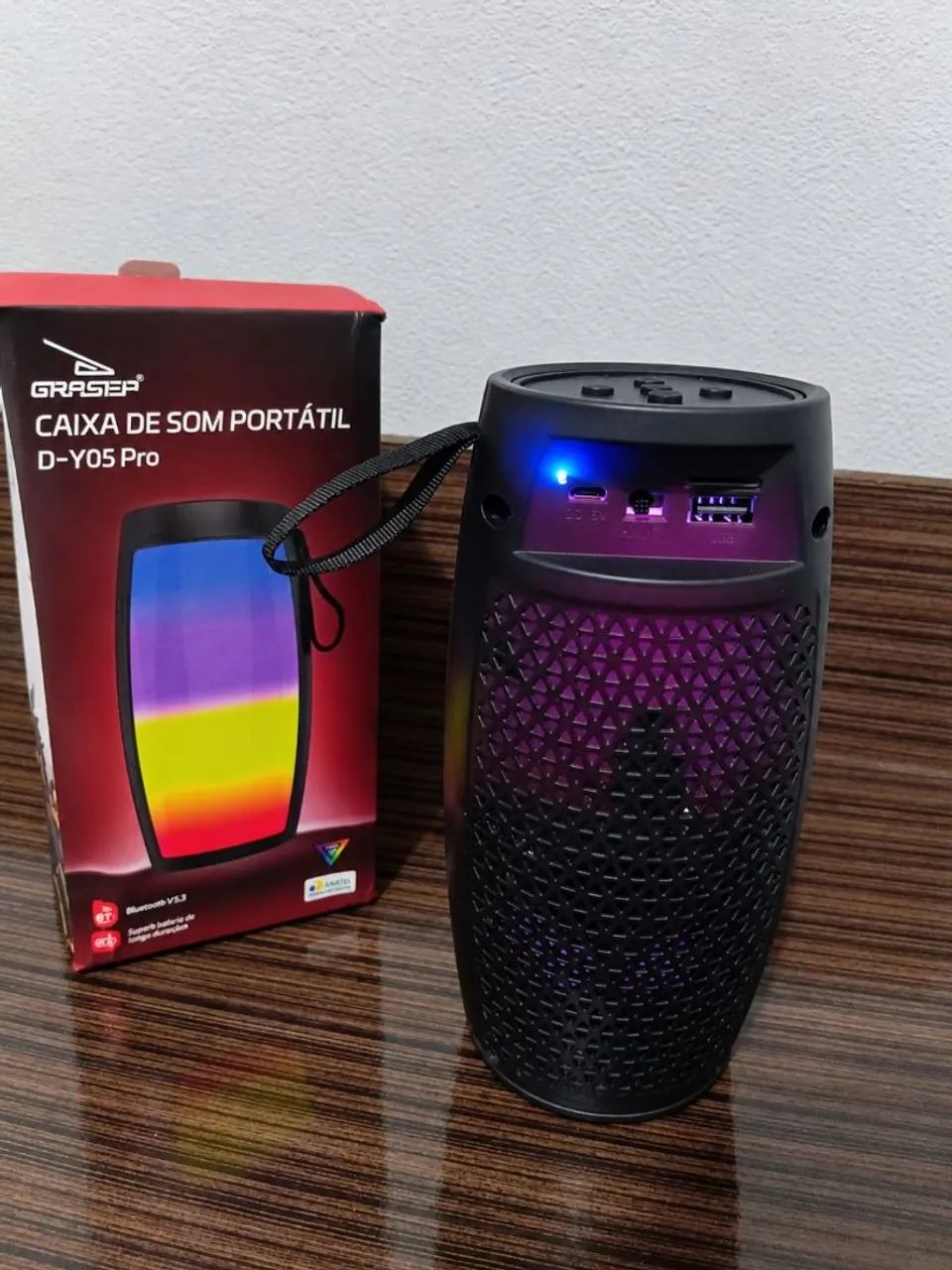 Caixa de som com Led Rítmica! - Foto 4
