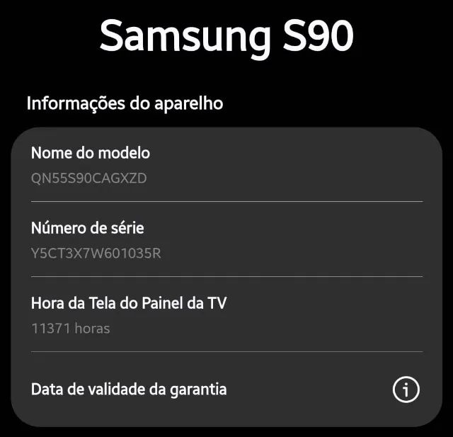 TV Samsung 55" OLED S90C *Tela Quebrada* - Foto 3