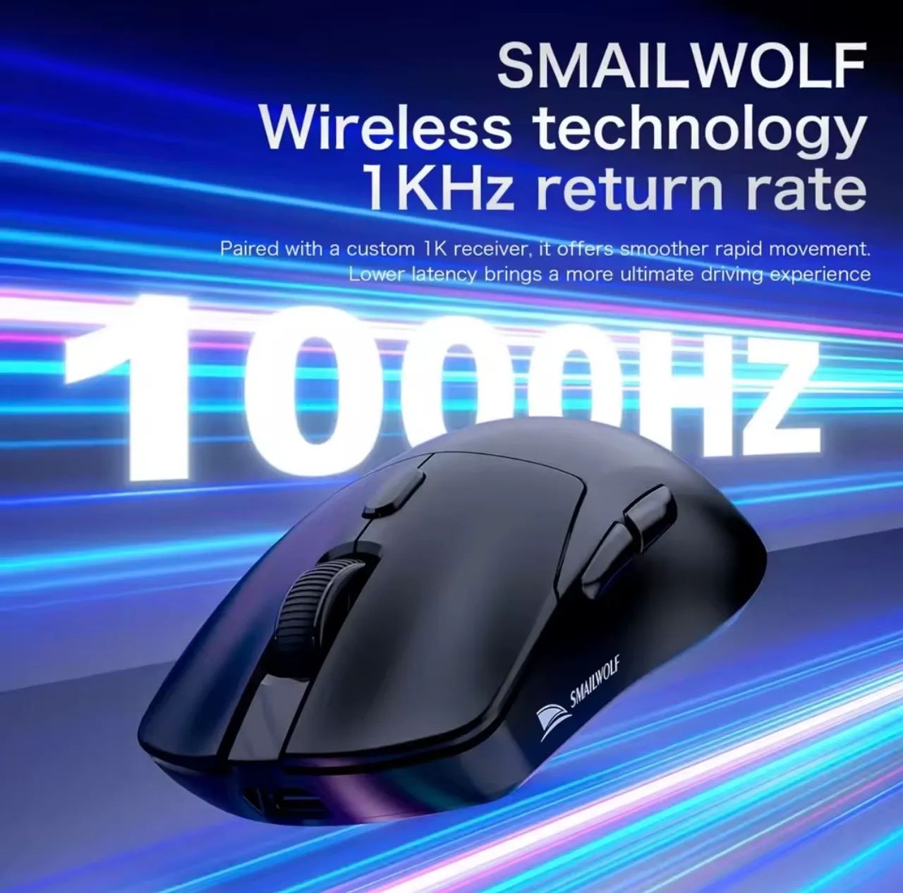 MOUSE GAMER SMAILWOLF M3 SEM FIO  - Foto 3