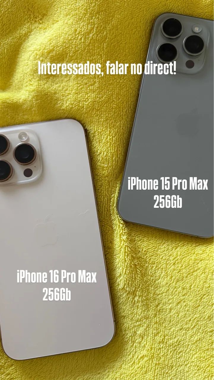 iPhone 15 Pro Max 256Gb - Celulares e Smartphones - Ponta da Terra