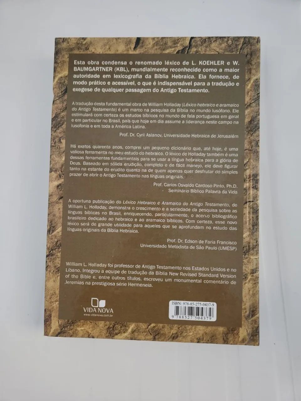 Léxico Hebraico E Aramaico Do Antigo Testamento, De William L. Holladay. Editora Vida Nova - Foto 2