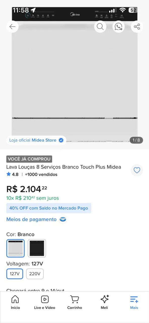 Lava Louças Nova