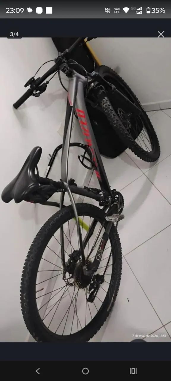 Bicicleta Specialized  Rockhopper expert 2018 em perfeito estado - Foto 4
