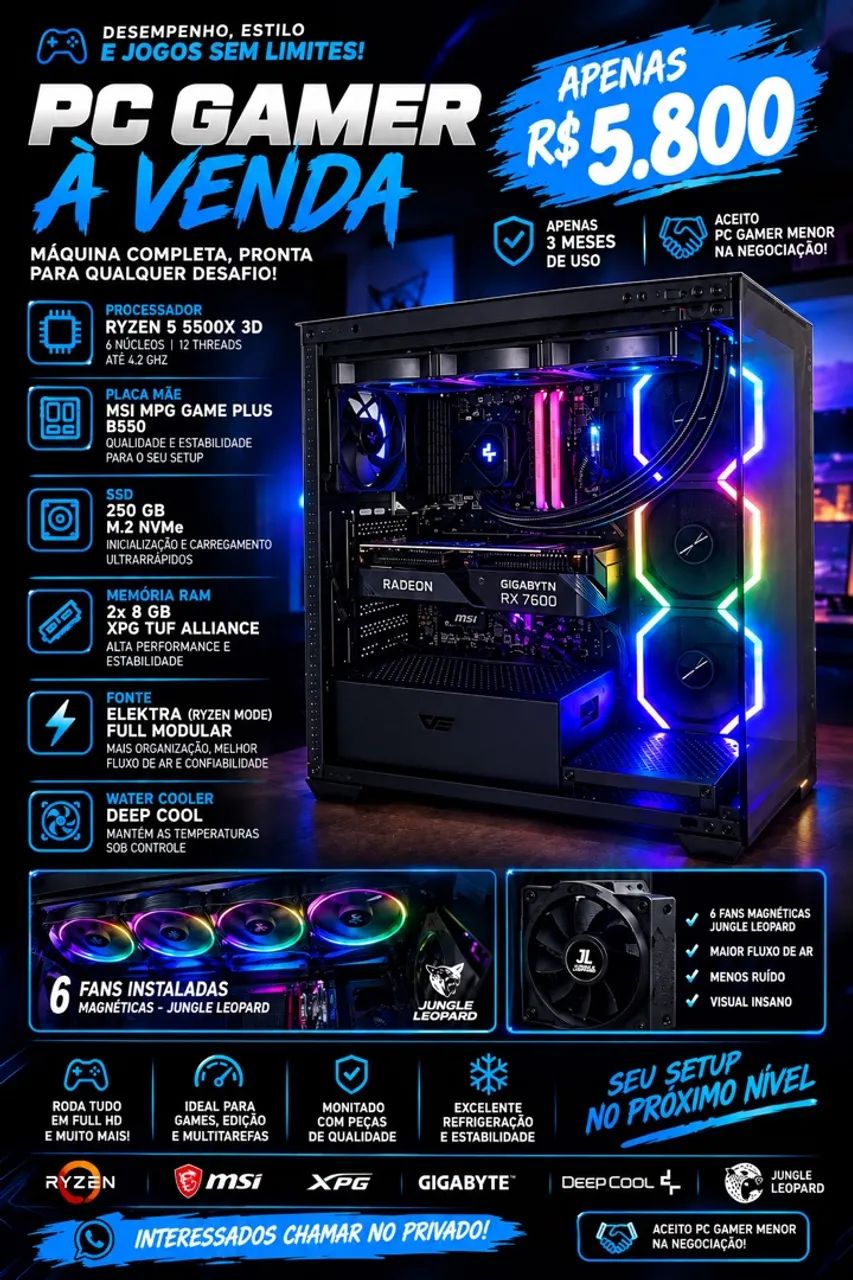 PC GAMER PRA RODAR TUDO